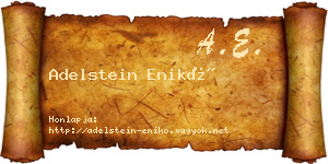 Adelstein Enikő névjegykártya